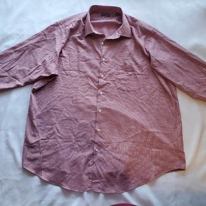 Van Heusen Men's Big Fit Stretch Button Up